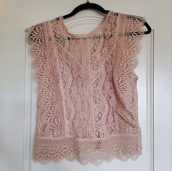 ZARA Lace Top - Picture 1 of 4